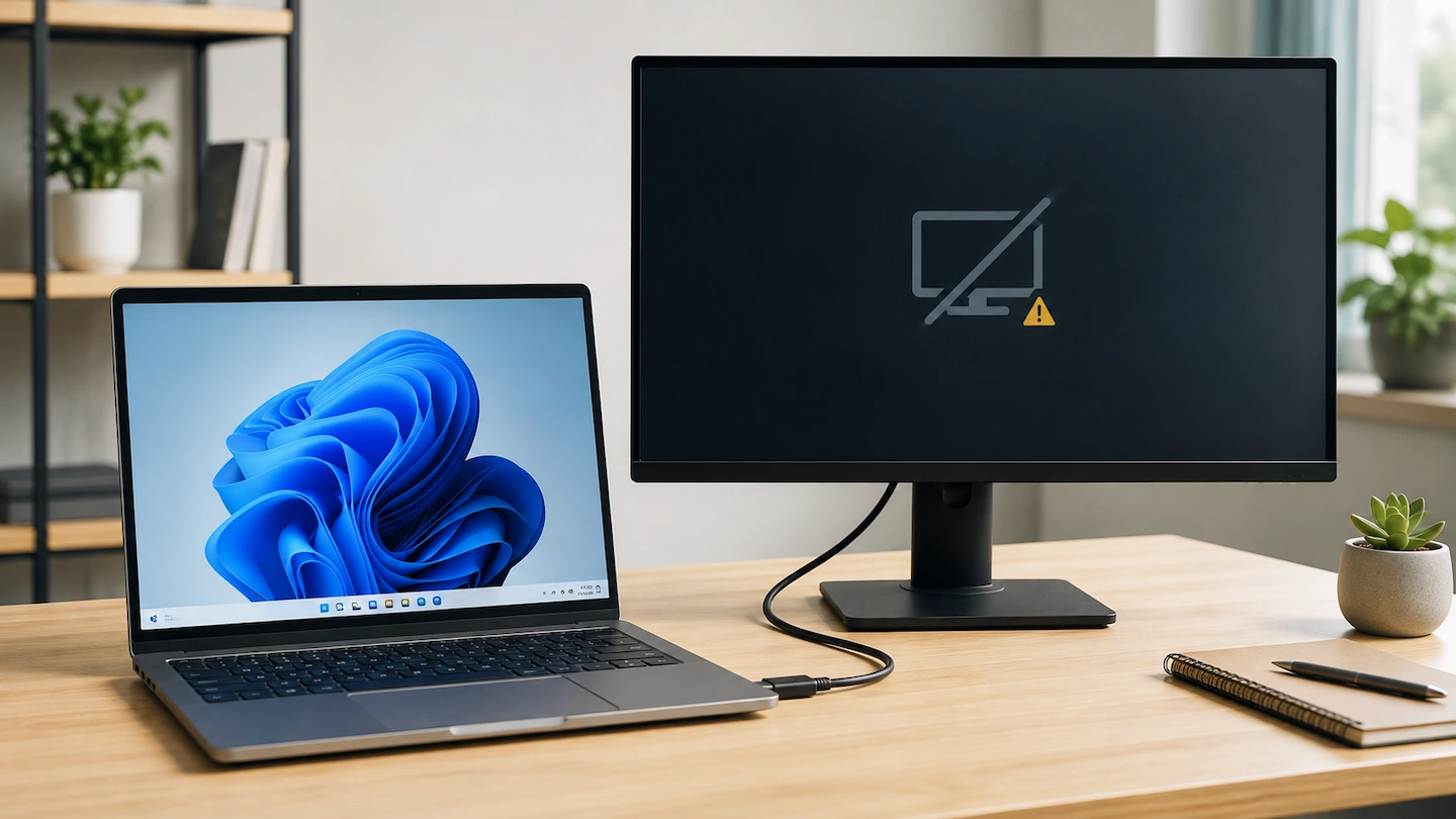 Laptop won't detect a second monitor