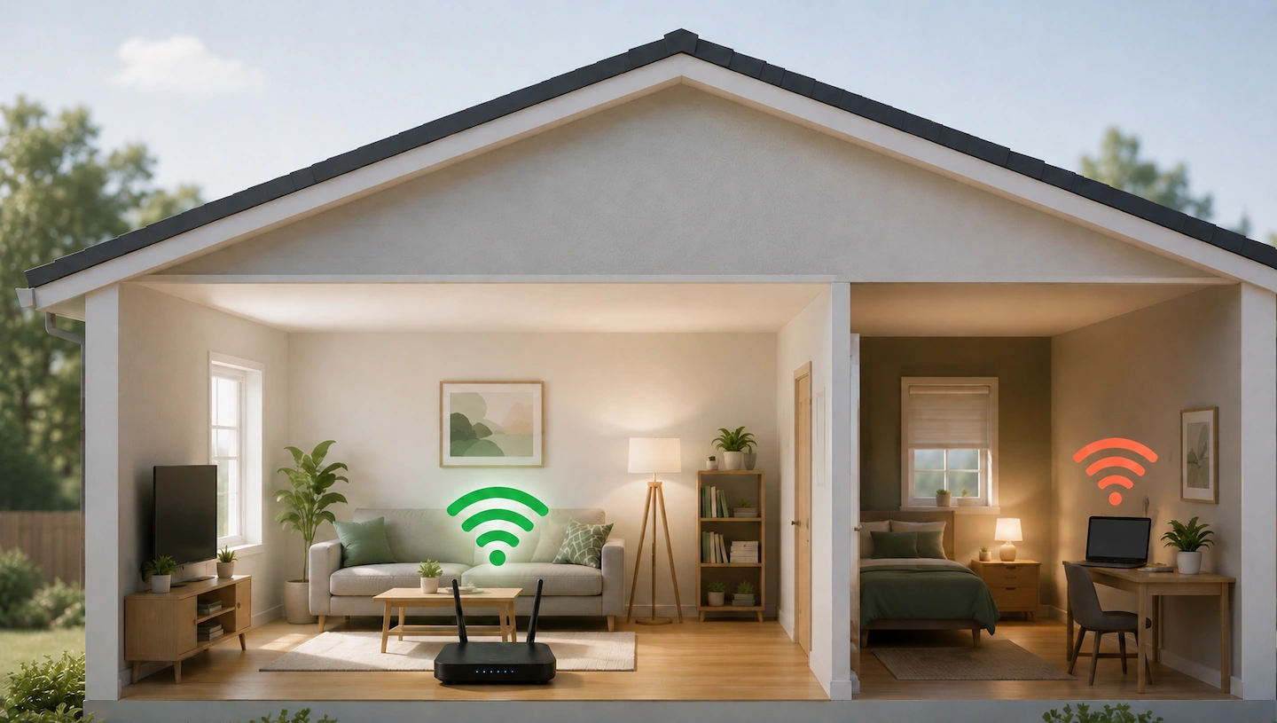 Weak Wi-Fi in one room of a home